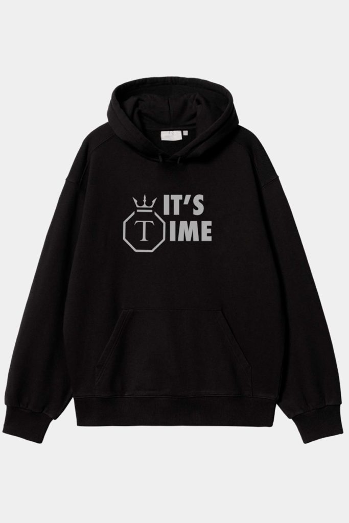 Sudadera It’s Time Negra